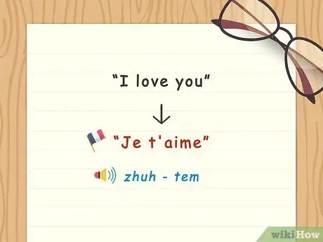 Imagen titulada Say "I Love You" in French, German and Italian Step 1